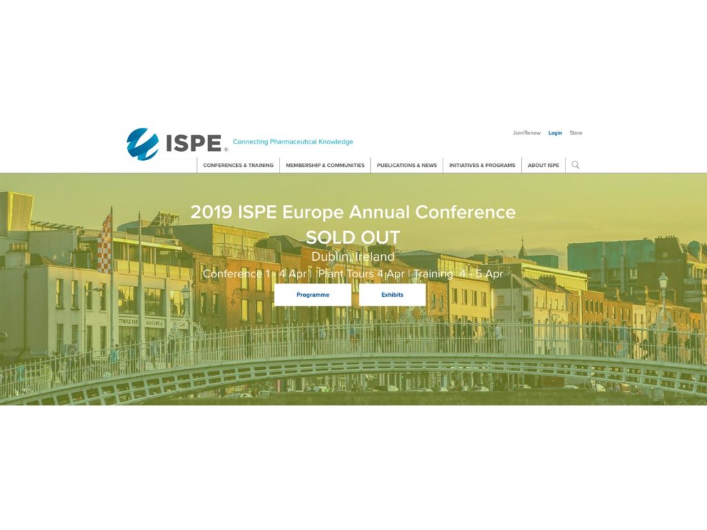 2019 ISPE Europe Annual Conference