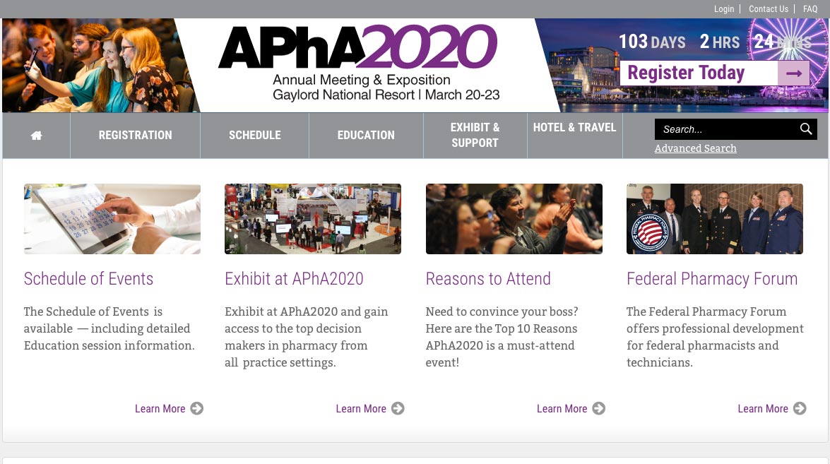 APhA 2020 Annual Meeting & Exposition
