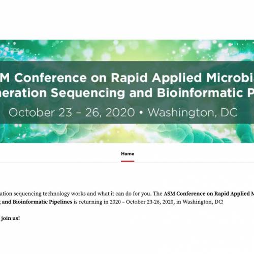 ASM Conference on Rapid Applied Microbial Next-Generation Sequencing and Bioinformatic Pipelines
